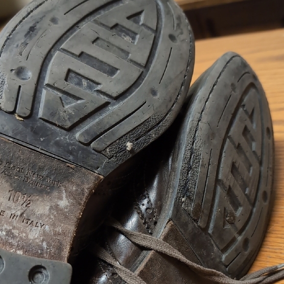 To Boot Company Men's Dark Brown Leather Boots - Picture 9 of 11